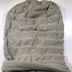BRAND NEW gray floppy beanie!